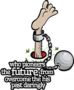 who pioneers the future from overcome the his past daringly